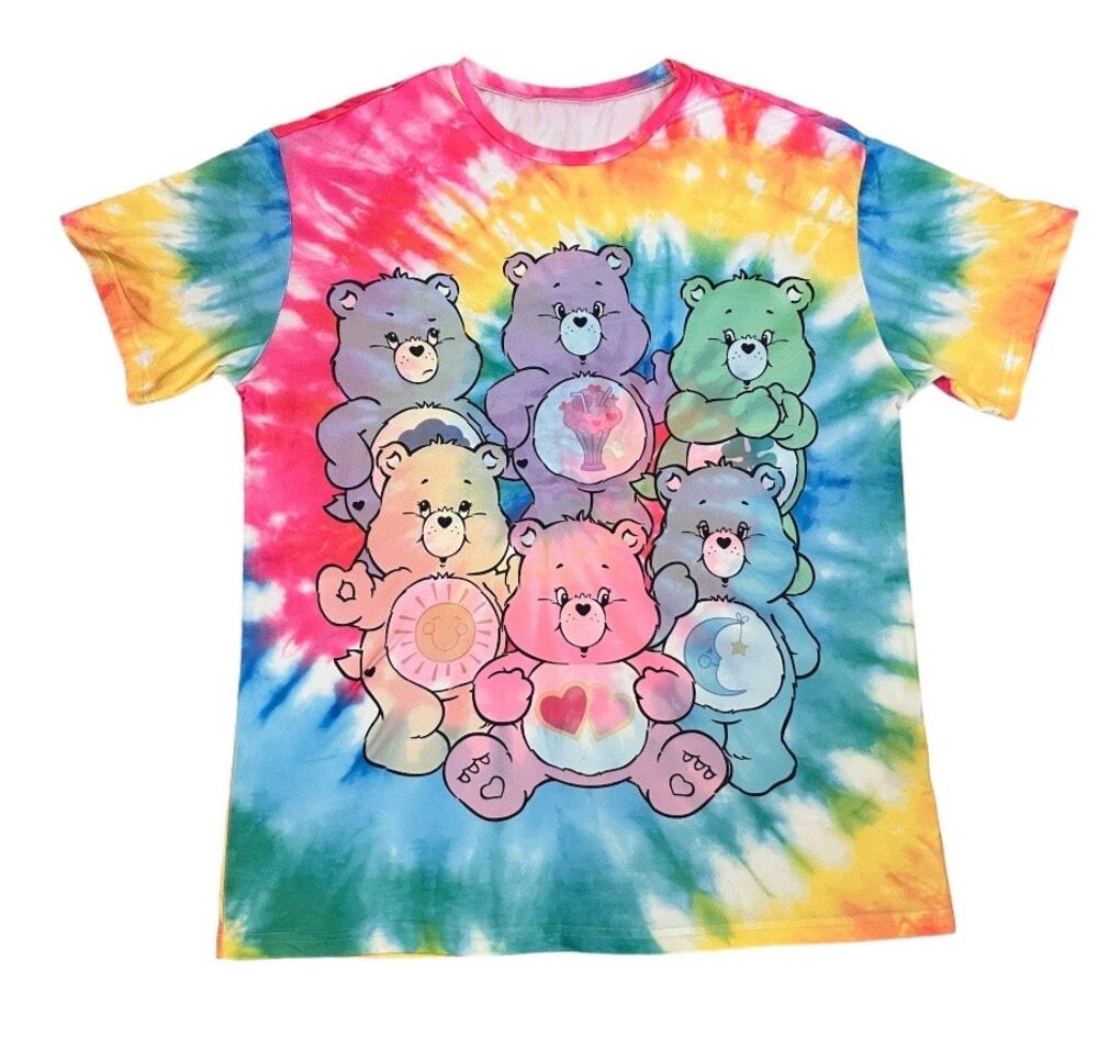 Carebears Rowme Rainbow Bears Oversized Shirt Small